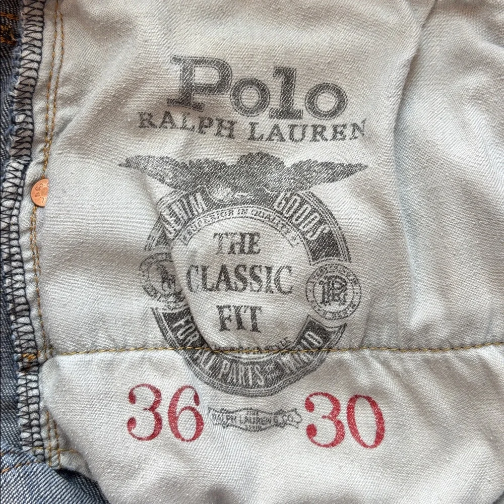 Polo‎ Ralph Lauren Jeans Men’s 36x30 Blue Denim The Classic Fit Preppy